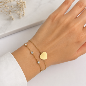 Armband -Bransoletka z serduszkiem